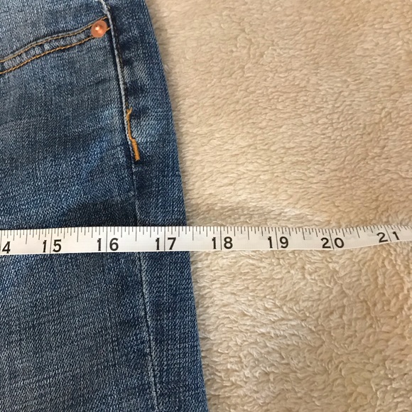 Willi Smith Wide Leg Blue Jeans - Size 4 - Picture 10 of 11